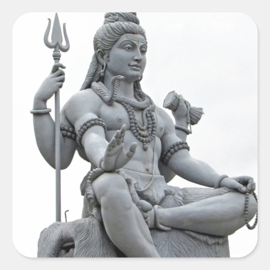Shiva Vierkante Sticker (Voorkant)