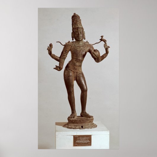 Shiva Vinadhara Dakshina-Murti, Dravidian Poster (Voorkant)