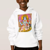Shiva & Vishnu Hoodie – Spiritual Casual Wear (Voorkant)