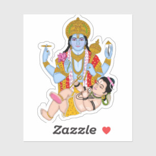 Shiva & Vishnu Stickers – Goddelijke Spirituele St