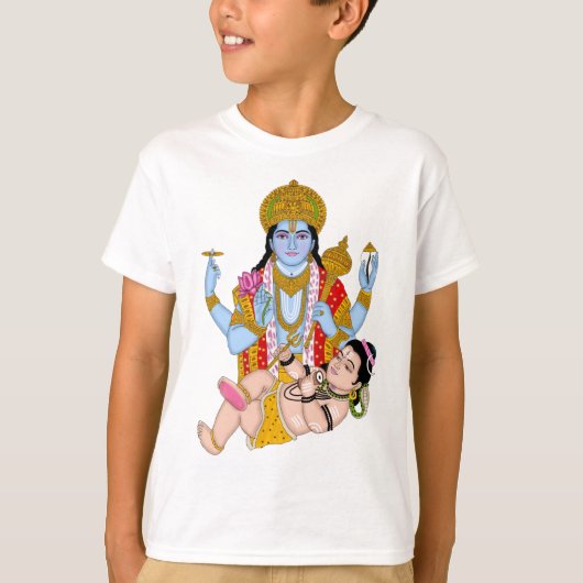 Shiva & Vishnu T-Shirts – Spiritual Wear for Devot (Voorkant)
