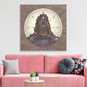 SHIVA ~ Wrapped Canvas Afdruk (Insitu (Woonkamer))