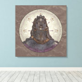 SHIVA ~ Wrapped Canvas Afdruk (Insitu (Houten vloer))