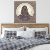 SHIVA ~ Wrapped Canvas Afdruk (Insitu (Slaapkamer))
