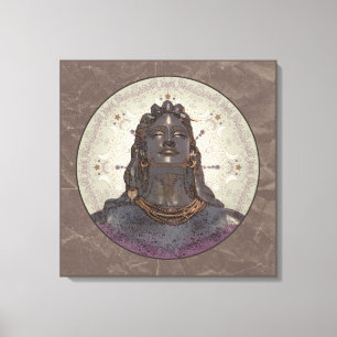 SHIVA ~ Wrapped Canvas Afdruk