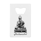 Shivago Komarpaj Buddha van het Thaise bloedbad Creditkaart Flessenopener (Voorkant)