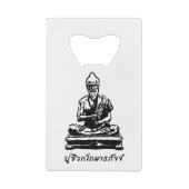 Shivago Komarpaj Buddha van het Thaise bloedbad Creditkaart Flessenopener (Achterkant)