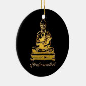 Shivago Komarpaj Buddha van het Thaise bloedbad Keramisch Ornament (Rechts)