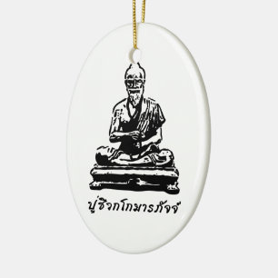 Shivago Komarpaj Buddha van het Thaise bloedbad Keramisch Ornament