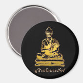 Shivago Komarpaj Buddha van het Thaise bloedbad Magneet (Voorkant / Achterkant)