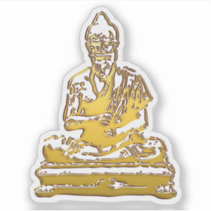 Shivago Komarpaj Buddha van het Thaise bloedbad Sticker