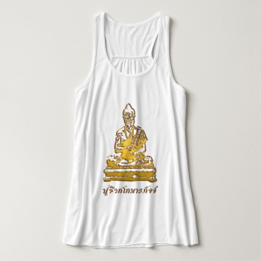 Shivago Komarpaj Buddha van het Thaise bloedbad Tanktop (Design voorkant)