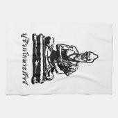 Shivago Komarpaj Buddha van het Thaise bloedbad Theedoek (Horizontaal)