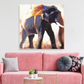 Shivaji Khana 1996 Canvas Afdruk (Insitu (Woonkamer))