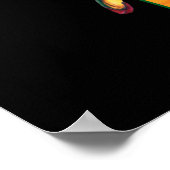 Shivan Dragon afdrukken op zwart Poster (Hoek)