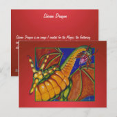 Shivan Dragon Briefkaart (Voorkant / Achterkant)