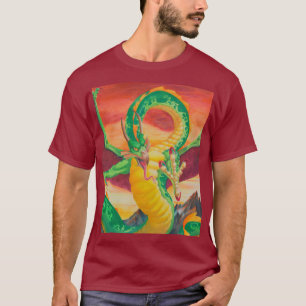 Shivan Dragon herontwerp alles-over-druk T-shirt