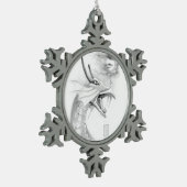 Shivan Dragon Sketch Ornament (Links)