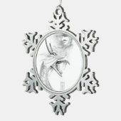 Shivan Dragon Sketch Ornament (Rechts)