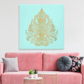 Shiva's oog - omgepakt Canvas Afdruk (Insitu (Woonkamer))