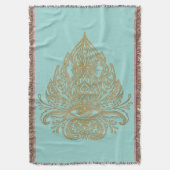 Shiva's oog - Throw Blanket Deken (Voorkant Verticaal)
