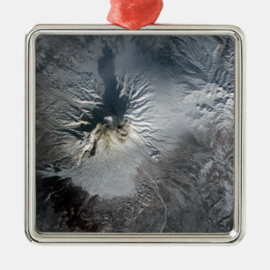 Shiveluch Volcano in Rusland Metalen Ornament