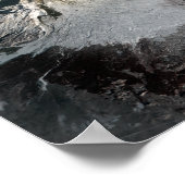 Shiveluch Volcano in Rusland Poster (Hoek)