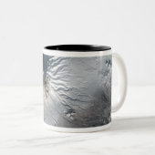 Shiveluch Volcano in Rusland Tweekleurige Koffiemok (Voorkant rechts)