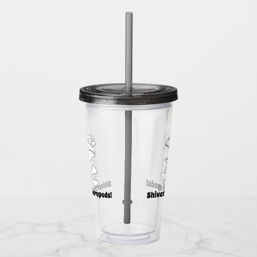 Shiver Me Theropods!- T. rex Skull en Crossbones Acryl Drinkbeker (Rechts)