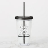 Shiver Me Theropods!- T. rex Skull en Crossbones Acryl Drinkbeker (Voorkant)