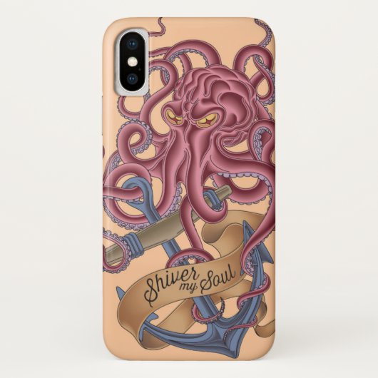 Shiver My Soul | Octopus Tatto Case-Mate iPhone Case (Achterkant)