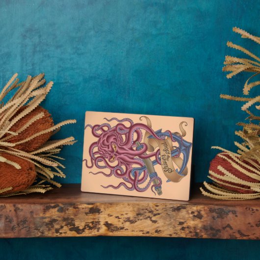 Shiver My Soul | Octopus Tatto Fotoplaat (Zijkant)