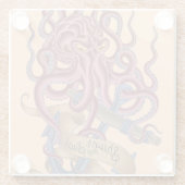 Shiver My Soul | Octopus Tatto Glazen Onderzetter (Achterkant)