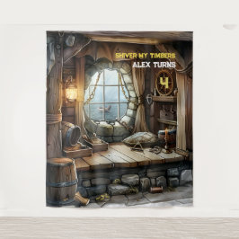 Shiver My Timbers Pirate Theme Wandkleed
