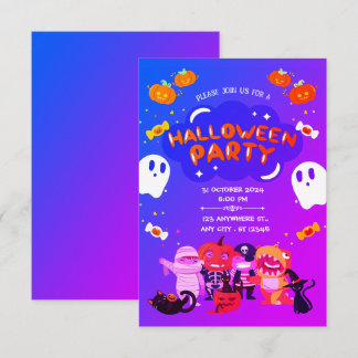 Shivers & Shenanigans: een Paarse en blauwe Hallow Kaart
