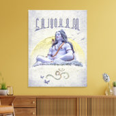 SHIVOHAM - Gewatteerd Canvas Afdruk (Insitu (Woonkamer))