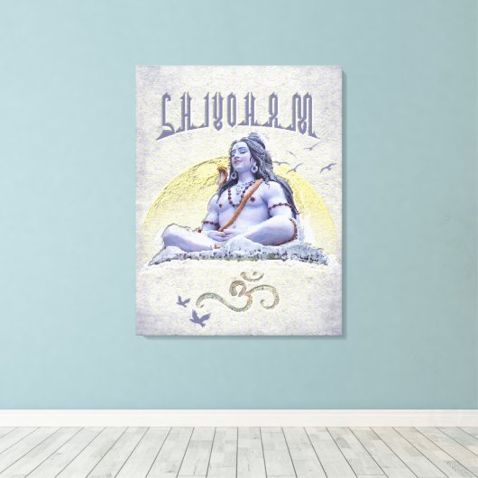 SHIVOHAM - Gewatteerd Canvas Afdruk (Insitu (Houten vloer))