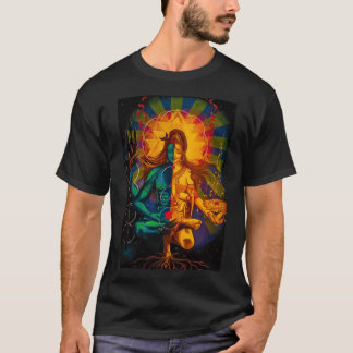 ShivShakti God Shiva en Godin Parvati vintage f T-shirt