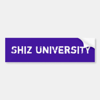 Shiz University Bumpersticker