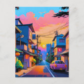 Shizuka no Michi (rustige straat) Feestdagenkaart (Voorkant)