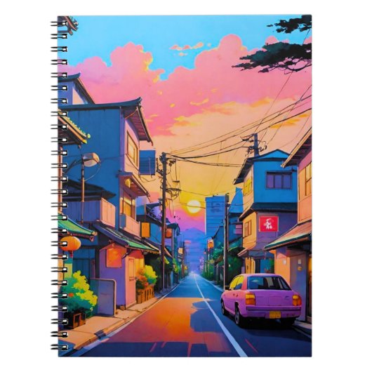 "Shizuka no Michi" (Stille Straat) Notitieboek (Voorkant)