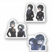 shizuku en feitan hxh sticker pack (Voorkant)