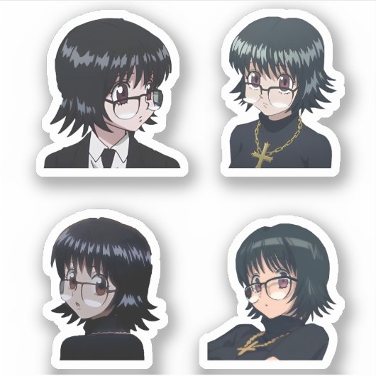 Shizuku Murazaki hunter x hunter anime sticker pac (Voorkant)