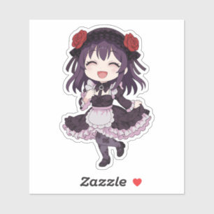 Shizuku-tan Chibi Cosplay Pop Art Sticker