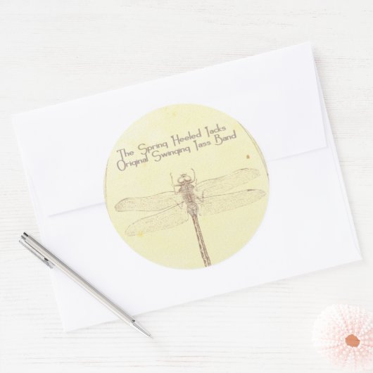 SHJ 2010: Dragonfly Sticker Sheet (Envelop)