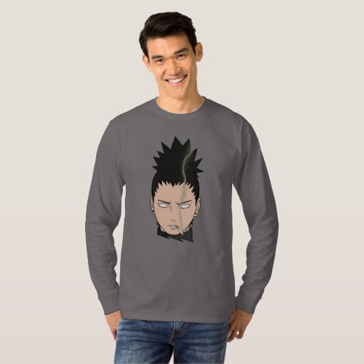 shkamaru anime design shikamaru-liefhebbers t-shirt (Voorkant volledig)