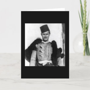 Shkypetars Costume Albanië 1923 Kaart