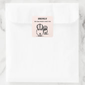 SHMILY | Cute en romantische sticker voor koppels (Tas)