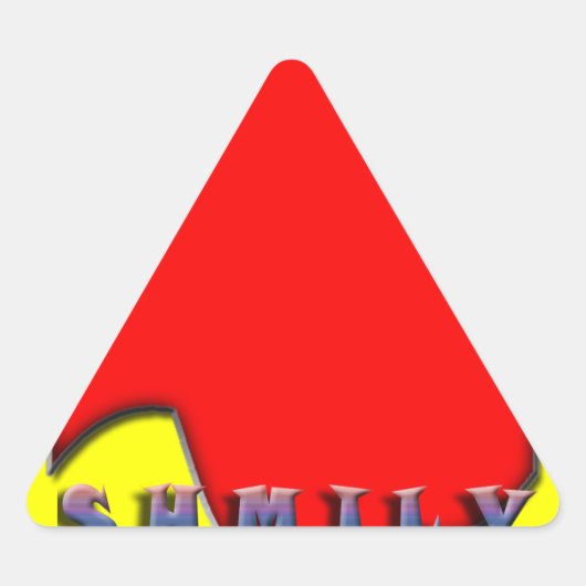 SHMILY Driehoek Sticker (Voorkant)