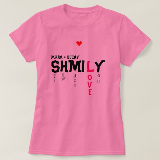 SHMILY Love T-shirt (Design voorkant)